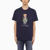 Polo Ralph Lauren Polo Bear Newport Blue Classic Fit T Shirt In Blue