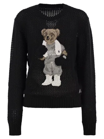 Polo Ralph Lauren Polo Bear Openwork Sweater