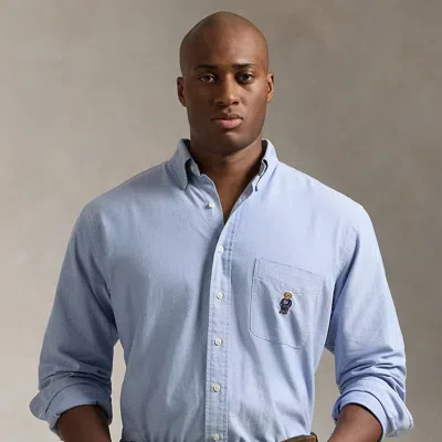 Polo Ralph Lauren Polo Bear Oxford Shirt In Blue | ModeSens