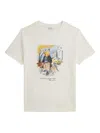 Polo Ralph Lauren Boys' Polo Bear Crewneck Cotton-jersey T-shirt Nevis In White