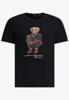 Polo Ralph Lauren Polo Bear Print T-shirt In Black
