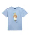 Polo Ralph Lauren Polo Bear Cotton Graphic T-shirt In Blue
