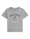 Polo Ralph Lauren Kids Printed T-shirt In Gray