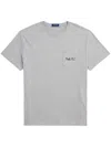 Polo Ralph Lauren Explorer Bear On The Back T Shirt In Grey
