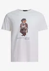 Polo Ralph Lauren T-shirt Custom Slim-fit Polo Bear T-shirt In White