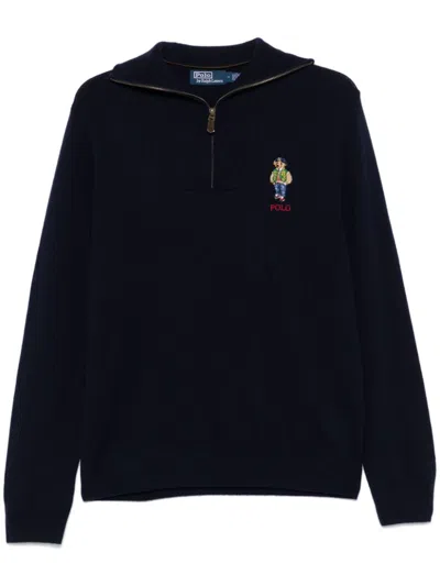 Polo Ralph Lauren Polo Bear Pullover In Blue