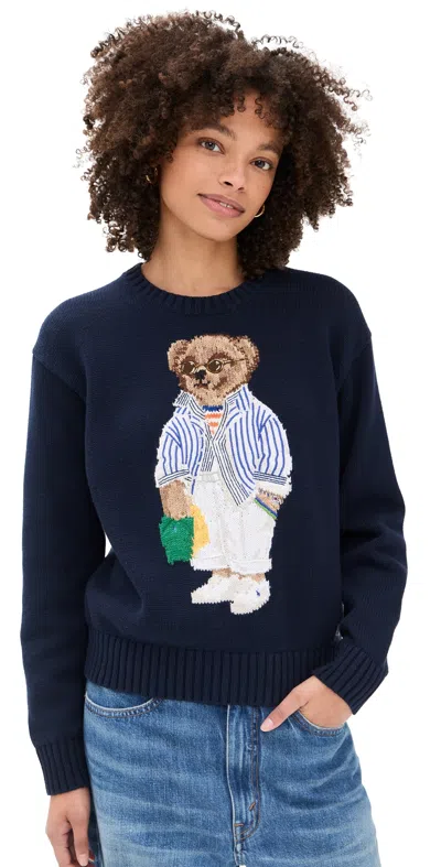 Polo Ralph Lauren Polo Bear Pullover Hunter Navy Multi