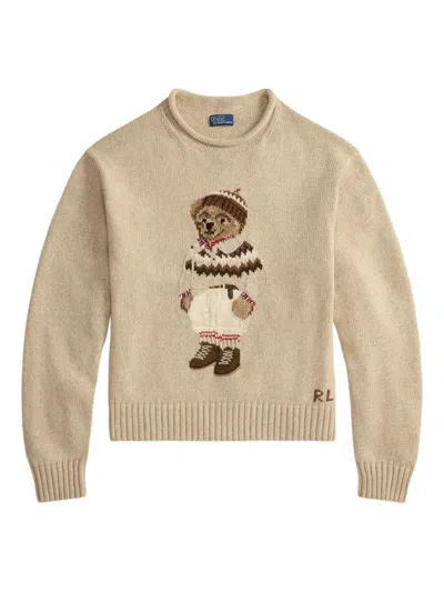 POLO RALPH LAUREN POLO RALPH LAUREN POLO BEAR ROLLNECK JUMPER CLOTHING