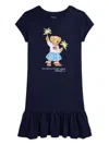 Polo Ralph Lauren Toddler And Little Girls Polo Bear Jersey Dress