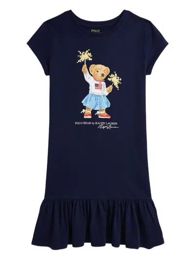 POLO RALPH LAUREN POLO BEAR RUFFLED DRESS
