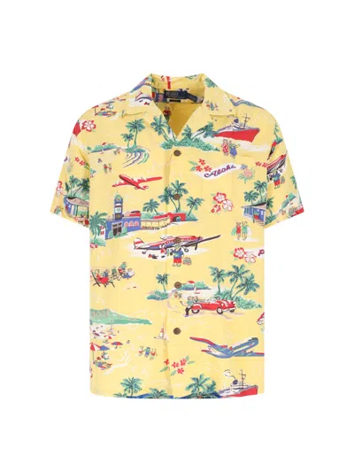 Polo Ralph Lauren Polo Bear Shirt In Yellow