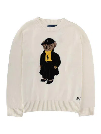 Polo Ralph Lauren Polo Bear Shirt In White