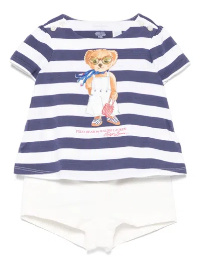 Polo Ralph Lauren Babies' Polo Bear Shorts Set
