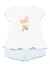 Polo Ralph Lauren Polo Bear Shorts Set (two-pieces) In Blue