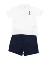 Polo Ralph Lauren Polo Bear Shorts Set In White