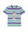 Polo Ralph Lauren Polo Bear Striped Cotton Jersey Tee