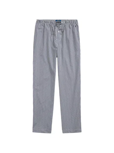 Polo Ralph Lauren Polo Bear Striped Pajama Trousers In Blue