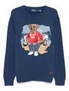 Polo Ralph Lauren Polo Bear Sweater In Blue