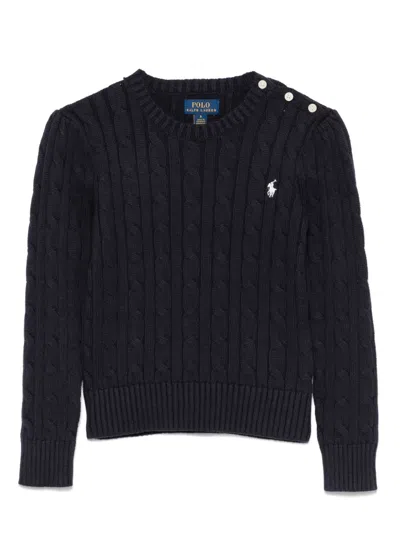 Polo Ralph Lauren Kids' Polo Bear Jumper In Blue
