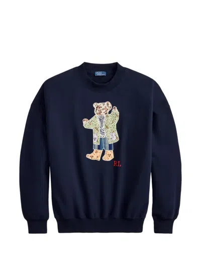 Polo Ralph Lauren Polo Bear Sweater In Blue