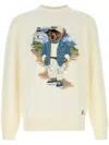Polo Ralph Lauren Light Yellow Intarsia Knit Pullover In Neutral