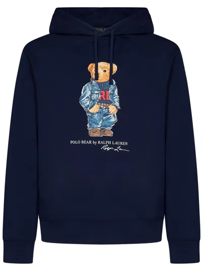 Polo Ralph Lauren Polo Bear Sweatshirt In Cruise Navy