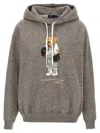 Polo Ralph Lauren Relaxed Fit Knit Sweatshirt With Playful Bear Graphic In Gray