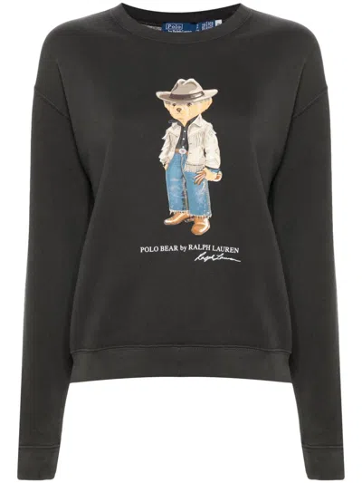 Polo Ralph Lauren Polo Bear Sweatshirt In Black