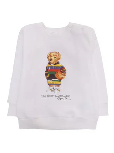 Polo Ralph Lauren Polo Bear Sweatshirt In White