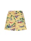 Polo Ralph Lauren Polo Bear Traveller Swim Shorts In Yellow