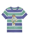 Polo Ralph Lauren Polo Bear Striped Cotton Jersey Tee