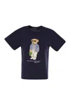 Polo Ralph Lauren Polo Bear T-shirt In Cotton Jersey
