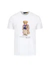 Polo Ralph Lauren White Polo Bear T-shirt Custom Slim-fit In White