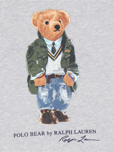 Polo Ralph Lauren Polo Bear T-shirt In Grey
