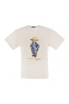 Polo Ralph Lauren Polo Bear T-shirt In Cotton Jersey In White