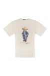 Polo Ralph Lauren Polo Bear T-shirt In Cotton Jersey In White