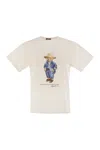 Polo Ralph Lauren Polo Bear T-shirt In Cotton Jersey In White