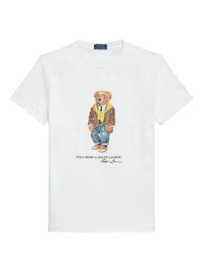Polo Ralph Lauren Polo Bear T-shirt In White