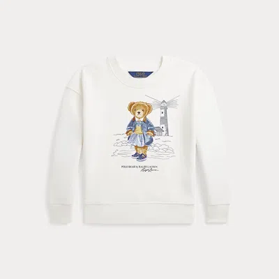 Polo Ralph Lauren Kids' Polo Bear Terry Sweatshirt In Nevis