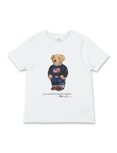 Polo Ralph Lauren Polo Bear T-shirt For Boys In White