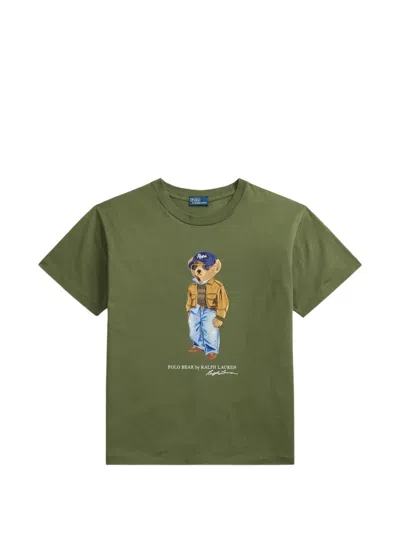 Polo Ralph Lauren Polo Bear T-shirt In Green