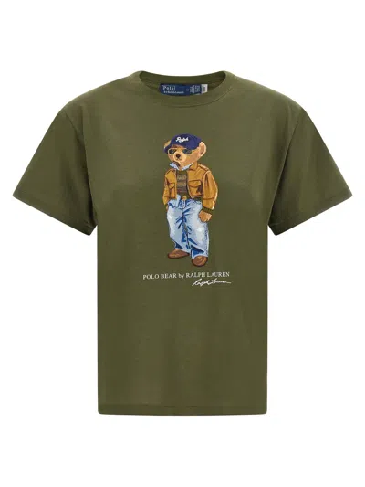 Polo Ralph Lauren 'polo Bear' T-shirt In Green