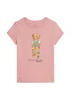 Polo Ralph Lauren Bear-print T-shirt In Pink