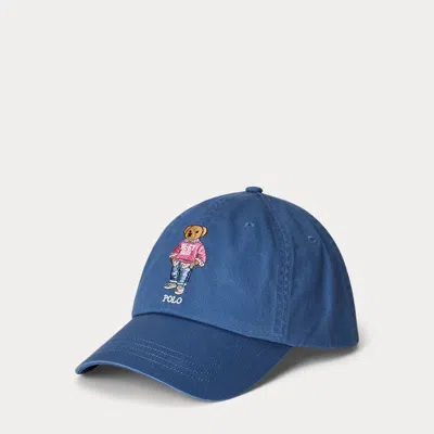 Polo Ralph Lauren Polo Bear Twill Ball Cap In Blue