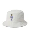 Polo Ralph Lauren Polo Bear Twill Bucket Hat In Clubhouse Cream