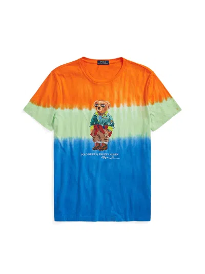 Polo Ralph Lauren Polo Bear Tye Dye T-shirt In Multi