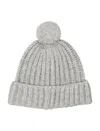 Polo Ralph Lauren Polo Bear Wool-blend Pom-pom Beanie In Gray