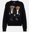 Polo Ralph Lauren Polo Bear Wool-blend Sweater In Multi