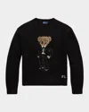 POLO RALPH LAUREN POLO BEAR WOOL-CASHMERE SWEATER