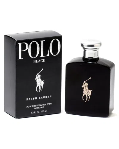 Polo Ralph Lauren Polo Black Men By Ralph Lauren 4.2oz Eau De Toilette Spray In Multicolor